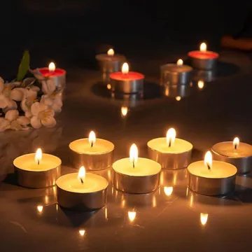 3 pcs Romantic Round Tealight Candles