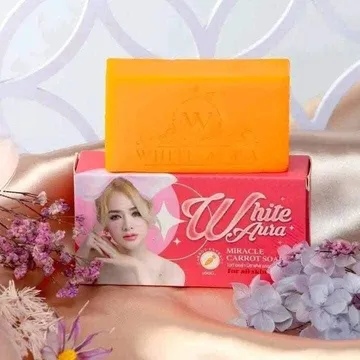 White Aura Miracle Carrot Soap-160g