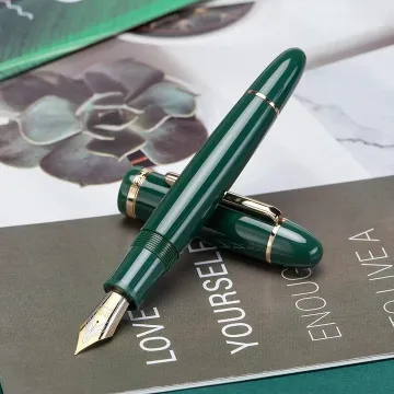 Jinhao X159 Fountain Pen Golden Clip Dark Green