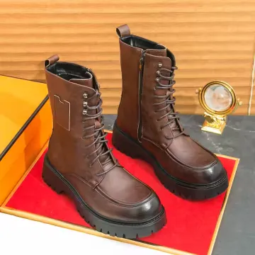SIDE ZIPPER LEATHER BOOTIES
