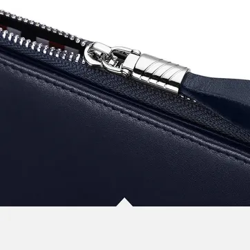 Sleek Blue Card Holder