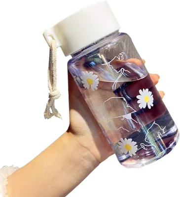 Daisy Flower Pattern  Mini Water Bottle 
