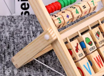 All-in-One Wooden Learning Station
