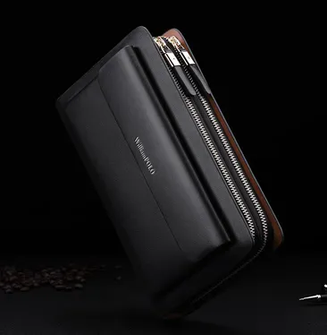 ZIPPER BUSINESS HAND BAG