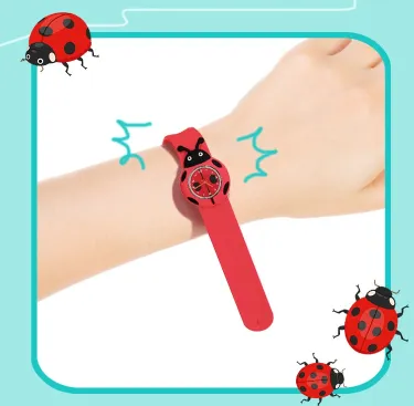 Kids Cartoon Slap Band Watches