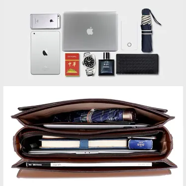 KQDAISHU PREMIUM LEATHER EXECUTIVE BAG KK0238C