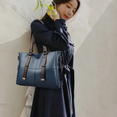 LARGE CAPACITY FEMALE TOTE BAG 9041Bl