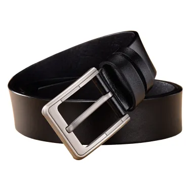 Retro Cowhide Pin Belt