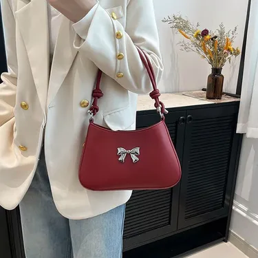 Adjustable Belt Bow Style Shoulder Bag