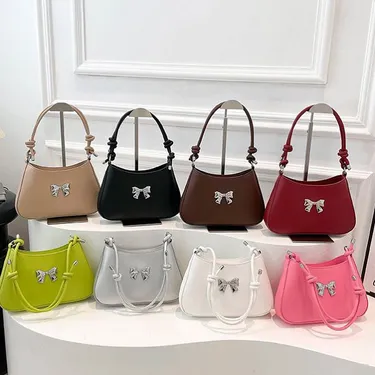 Adjustable Belt Bow Style Shoulder Bag