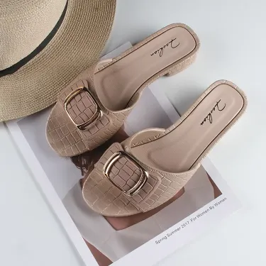 COMFORTABLE ELEGANT MID-HEEL SHOE