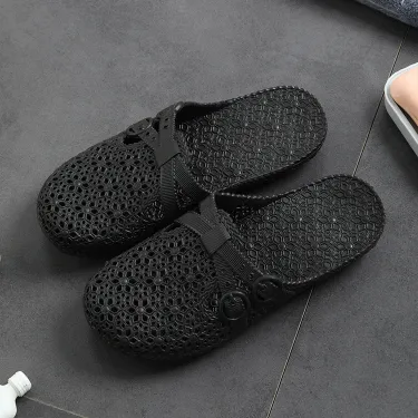Cozy Step Faux Leather Slippers