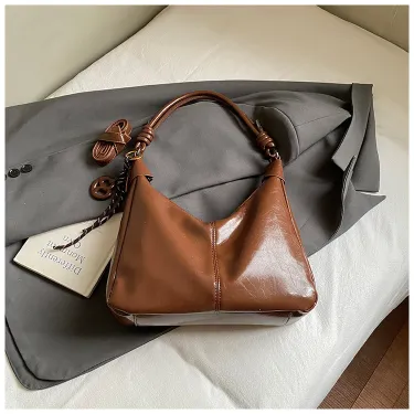 Classic Design Leather Tote Bag