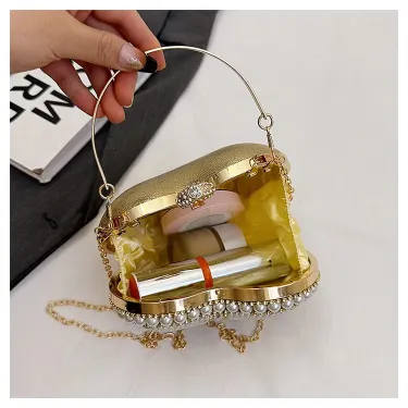 GOLD CHAIN PARTY PURSE