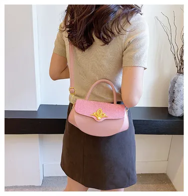 Trendy Color Block Crossbody Bag