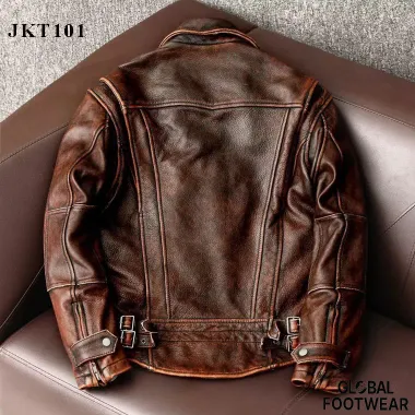 Genuine Leather New Retro Men's Jacket