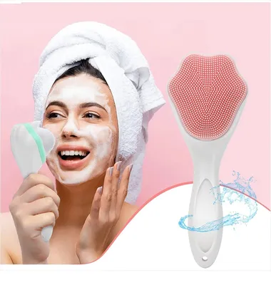 Silicone Cat Paw Facial Cleansing Brush (1 pc)