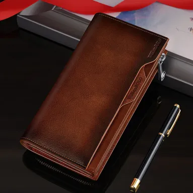 GENUINE LEATHER LUXURY LONG WALLET GB-WP1566