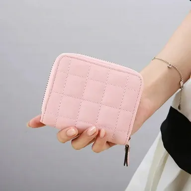 Mini Fashion Short Zipper Coin Purse Wallet 