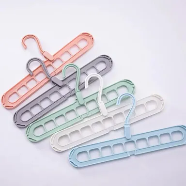 Multifunctional Closet Organizer 9 Hole Hanger