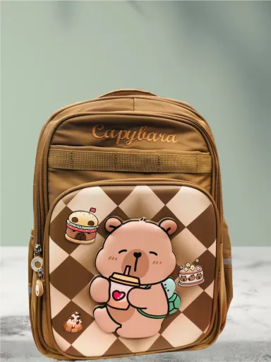 Cartoon Character 3D Kids School Bag