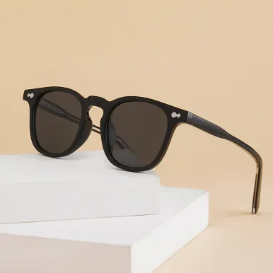 TR OVAL FRAME RETRO FASHION POLARIZED SUNGLASSES GB-A1933B