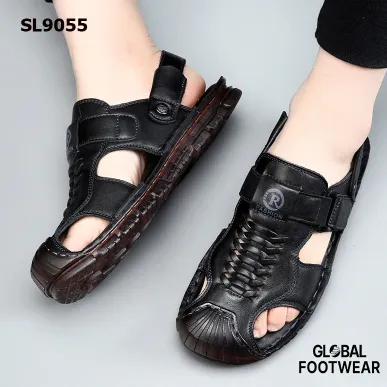 Genuine Leather Men's non-slip summer sandals