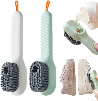 Multifunctional Shoes Cleaning Brush With Liquid Box