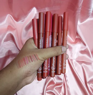 Flormar 12 pcs Pencil Lip Liner Lipstick Set 