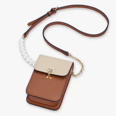 SLEEK SATCHEL APRICOT BAG