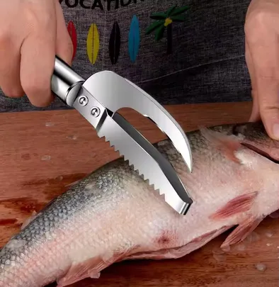 2 in 1 Fish Scale Scraper Knife 