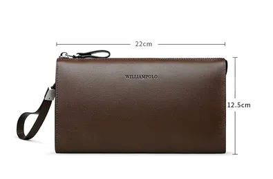 Executive Brown Clutch Bag