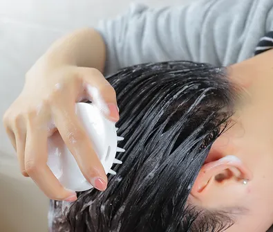 Silicone Hair Scalp Massager Shampoo Brush (1 pc)