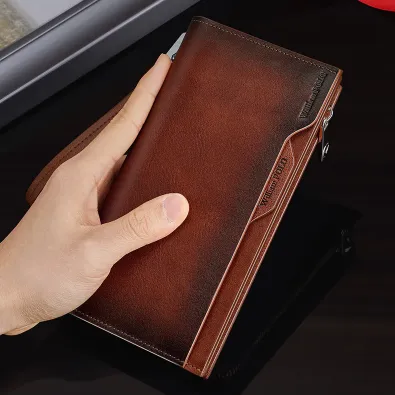 GENUINE LEATHER LUXURY LONG WALLET GB-WP1566