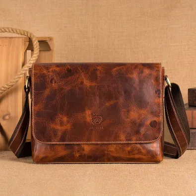 RETRO FASHION GENUINE LEATHER CROSS BODY BAG GB-ST8424