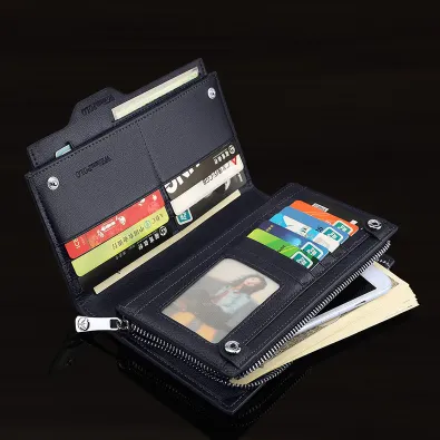 GENUINE LEATHER LUXURY LONG WALLET GB-WP1566