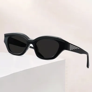 AMERICAN STYLE IRREGULAR CAT-EYE SUNGLASSES 6040BGY