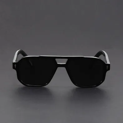 ANTI-ULTRAVIOLET RADIATION FROSTED TEXTURE AVIATOR SUNGLASSES 1096B