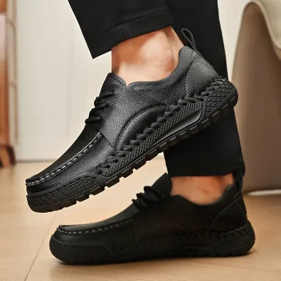  ITALIAN SINGLE CABINET HIGH-END LEATHER CASUAL SHOES  GB-5662