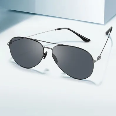 METAL POLARIZED NYLON HIGH-DEFINITION SUNGLASSES GB-8055GGY