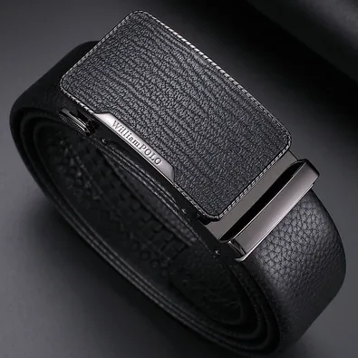 Cosmic Lock Men’s Leather Belt