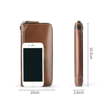 PANACHE BROWN LEATHER WALLET