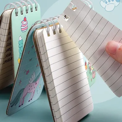 Kawaii Cute Canvas Pocket Notebook (1 pc)