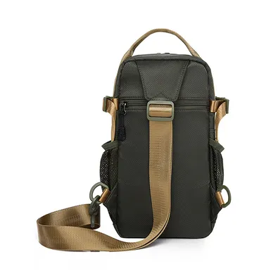 Premium Quality Waterproof Oxford Men's Chest Bag -  Motorcycle, Hiking, Cycling & Fashion Crossbody Bag