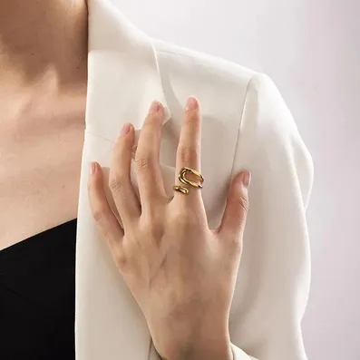 High Quality Boho Style Adjustable FInger Ring 