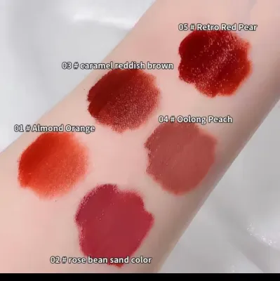 Magic Casa 5 Pcs Matte Nude Pink Liquid Lipstick Set