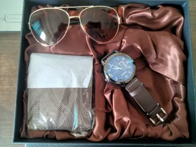 Men’s Premium Corporate Gift Set – 3-in-1 Luxury Essentials