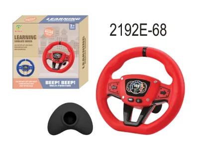 Kids Racing Simulation Steering Wheel Toy 🔴✨