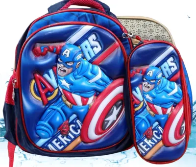 Captain America Hero School Bag