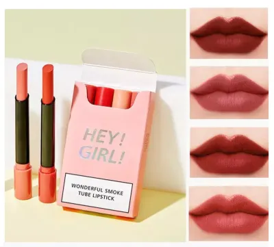 Hey Girl 4 Pcs  Lipstick Set 